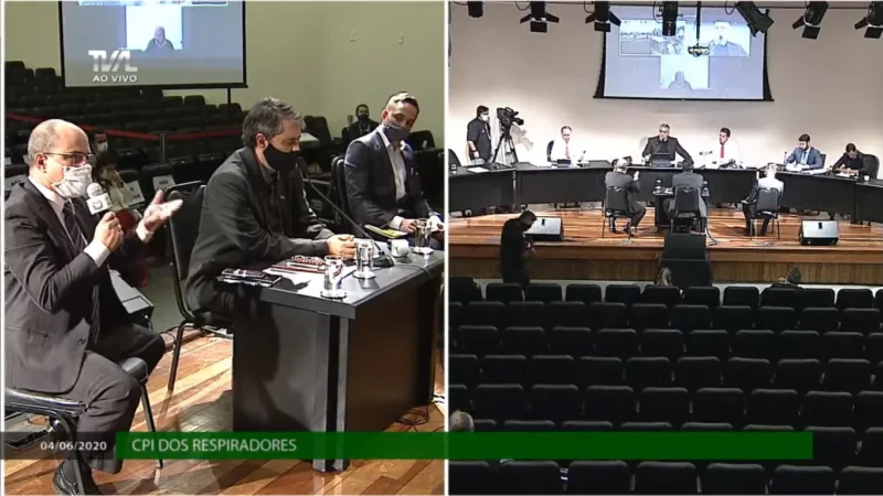 Secretário nega envolvimento em compra de respiradores