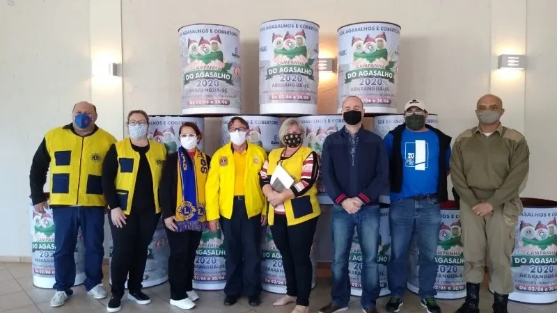 Campanha do Agasalho 2020 é lançada pelo Lions e Polícias