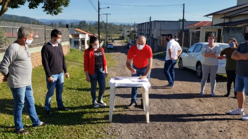 Rua Castro Alves será pavimentada em Sombrio