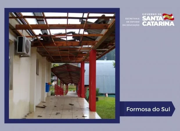 Relatório indica que 72 escolas da rede estadual foram atingidas por eventos climáticos de sexta