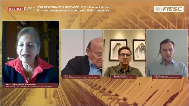 Setor têxtil de SC estuda ampliação de mercado para a África