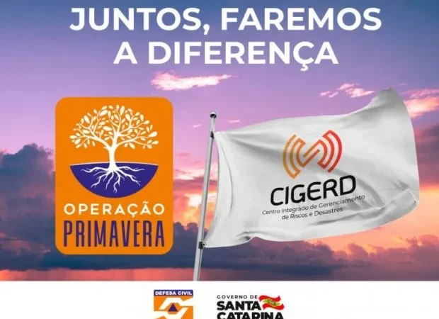 Defesa Civil lança a Operação Primavera 2020