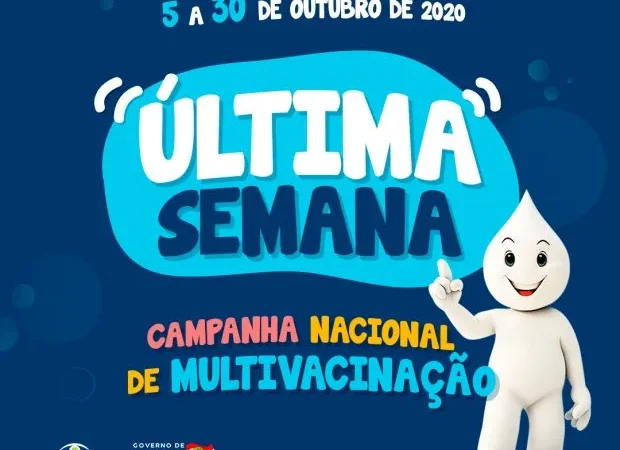 Campanhas de Multivacinação e Vacinação contra a Poliomielite terminam nesta sexta, dia 30