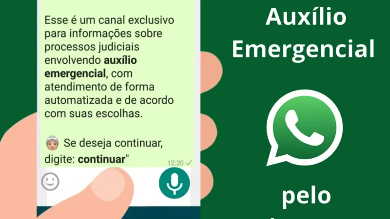 Justiça Federal: canal no WhatsApp presta informações sobre auxílio emergencial