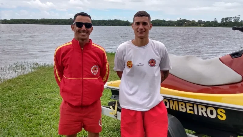 Após 12 anos Bombeiro Militar reencontra vítima de afogamento