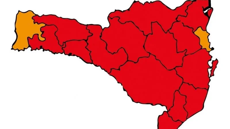 Nova matriz de risco mostra extremo sul em potencial gravíssimo