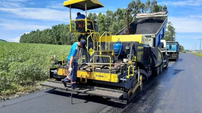 Começam obras do acesso ao Aeroporto de Jaguaruna