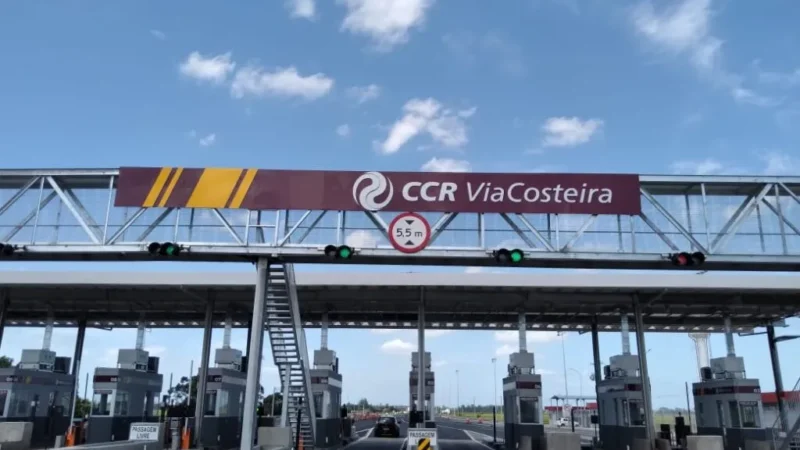 CCR ViaCosteira inicia cobrança a partir da zero hora do dia 2 de maio