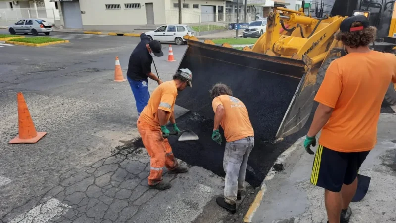 Obras embelezam Araranguá em semana de aniversário