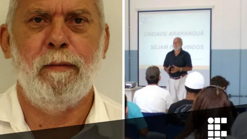 Por complicações do covid-19, morre primeiro diretor do IFSC Araranguá