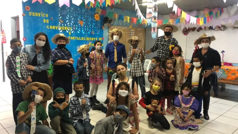SCFV de Maracajá promove Festa Junina com crianças e adolescentes