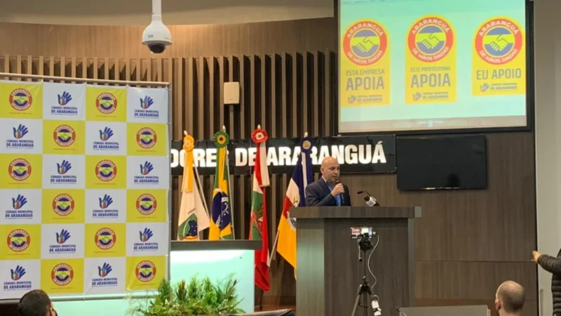 “Araranguá de Mãos Dadas” é lançado pela Câmara de Vereadores