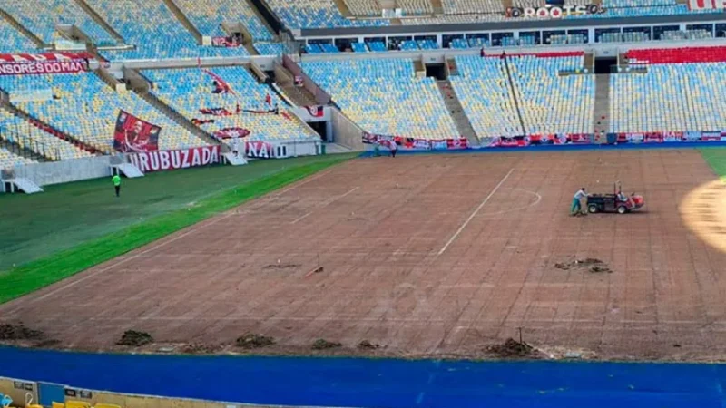 Gramado do Maracanã é trocado para sediar final da Copa América