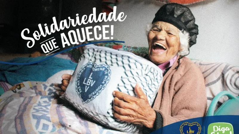 LBV entrega nesta sexta 100 cobertores novos a famílias em vulnerabilidade social em Araranguá