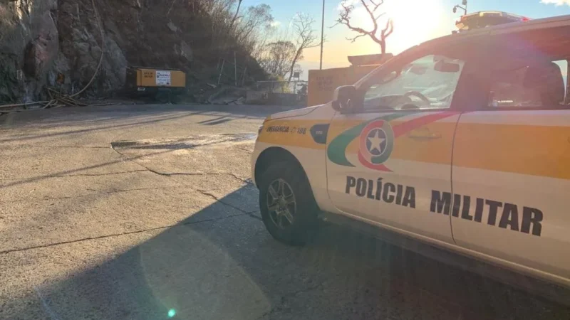 Polícia Rodoviária monitora pontos de congelamento na Serra do Rio do Rastro
