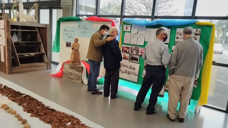 Exposição apresenta a vida de frei Egídio Moscini
