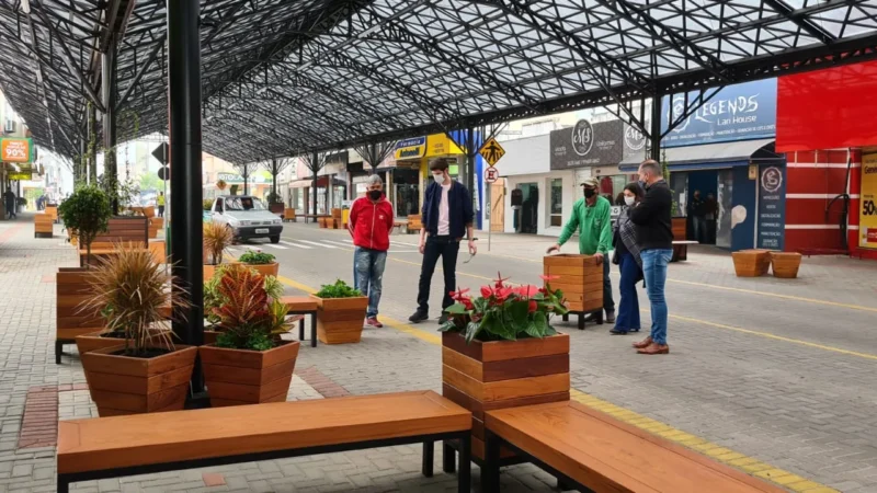 Rua Coberta ganha paisagismo e terá projeto especial de turismo