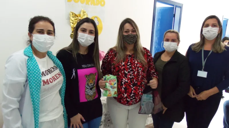 Gestantes participam do primeiro Agosto Dourado em ESF de Gaivota
