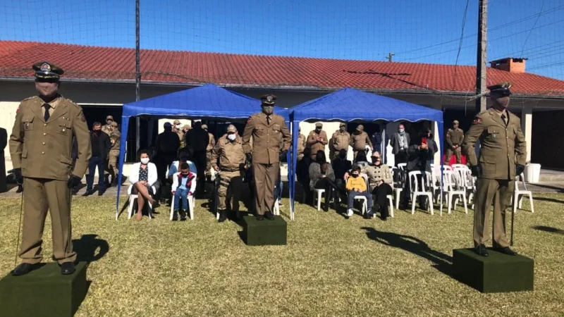PM de Sombrio tem troca de comando; confira vídeo