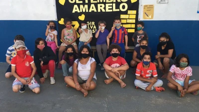 Atividades marcam Setembro Amarelo no SCFV Araranguá