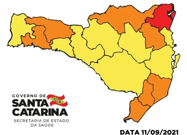 Matriz de risco mostra região ainda em nível grave