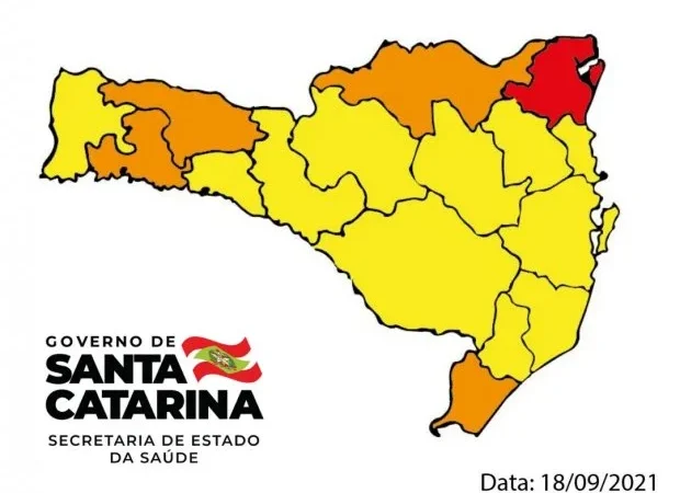 Amesc continua em risco grave na Matriz da Covid