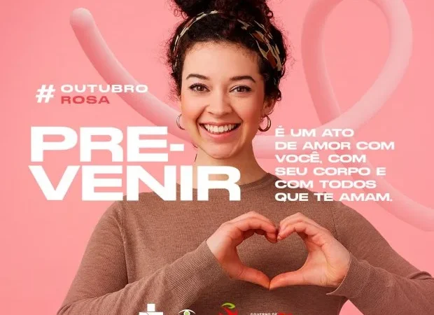Outubro Rosa: mês de alerta para diagnóstico precoce do câncer de mama e de colo do útero