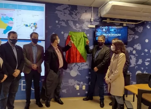 Saúde inaugura Sala de Situação para monitorar informações sobre a pandemia