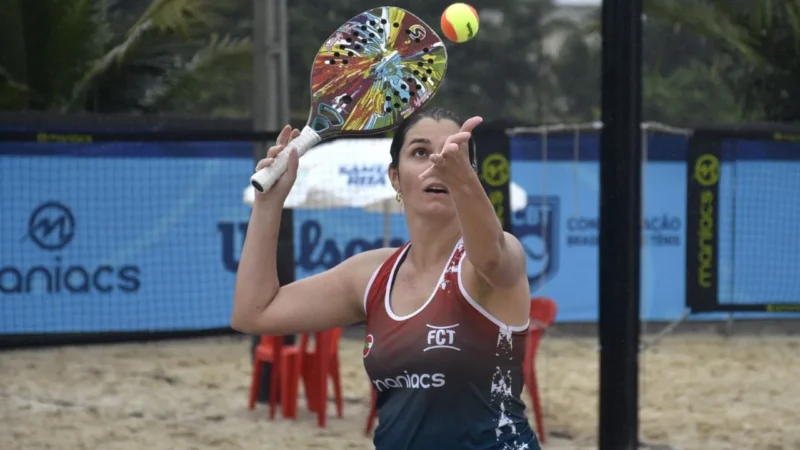 Time catarinense está em quadra na Copa das Federações de Beach Tennis 2021