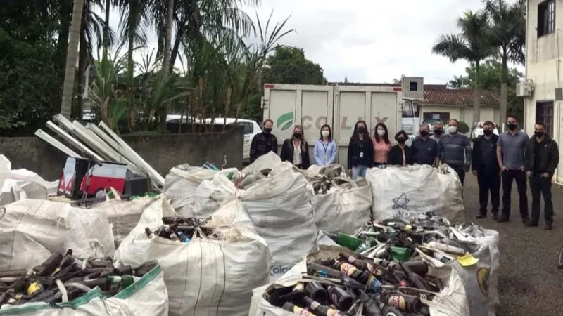Campanha arrecada 6,5 toneladas de recicláveis em um mês