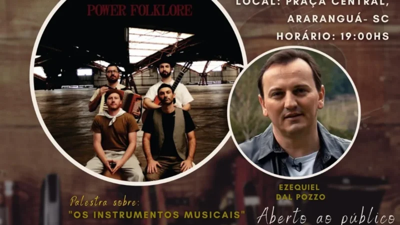 ARARANGUÁ RECEBERÁ SHOW NACIONAL INSTRUMENTAL COM O GRUPO YANGOS