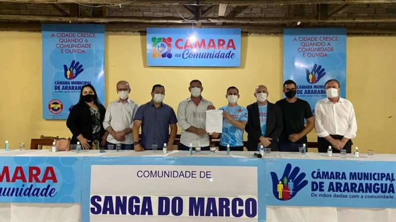Sanga do Marco recebe o ‘Câmara na Comunidade’