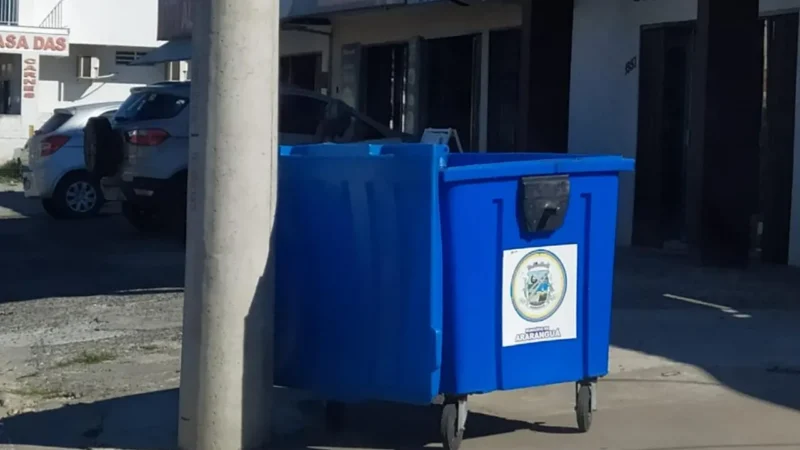 Araranguá terá novas lixeiras