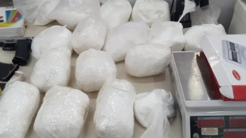 Operação Delivery: Polícia Civil de Criciúma apreende 10 quilos de cocaína e prende homem em flagrante por tráfico de drogas