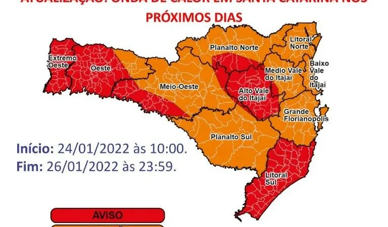 Infernal! Onda de calor pode causar temperaturas de 40°C na região