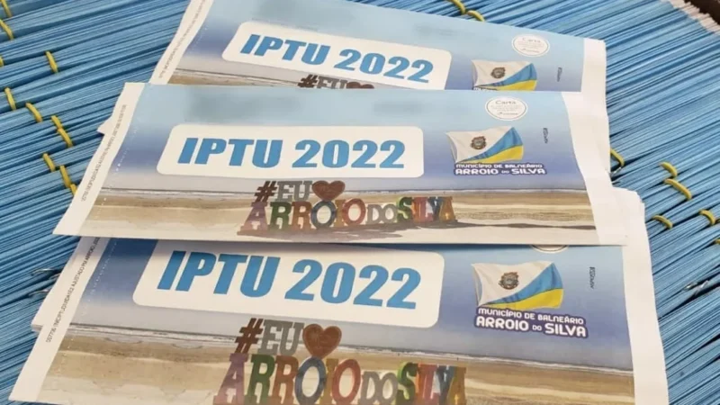 Começa entrega de carnês do IPTU em Arroio do Silva