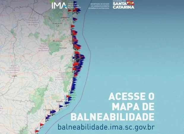 Portal da Balneabilidade do IMA registra 53 mil acessos desde o início da atual temporada