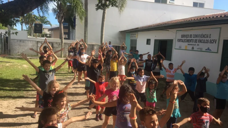Crianças do SCFV de Maracajá participam de Colônia de Férias