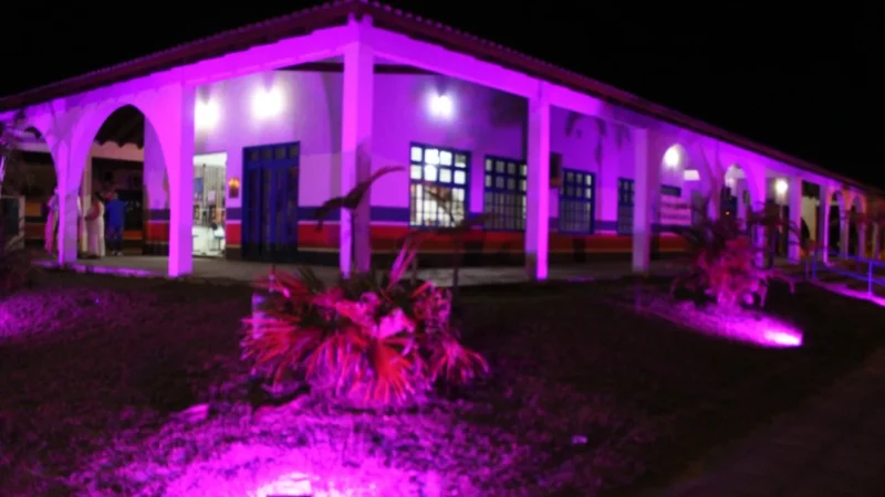 Câmara da Gaivota se ilumina de roxo para conscientizar sobre o Lúpus