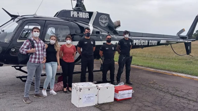 Saer faz transporte de órgãos doados no Hospital Regional de Araranguá