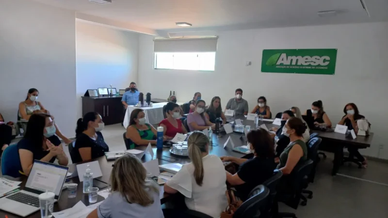 Colegiado debate assistência social em reunião na Amesc