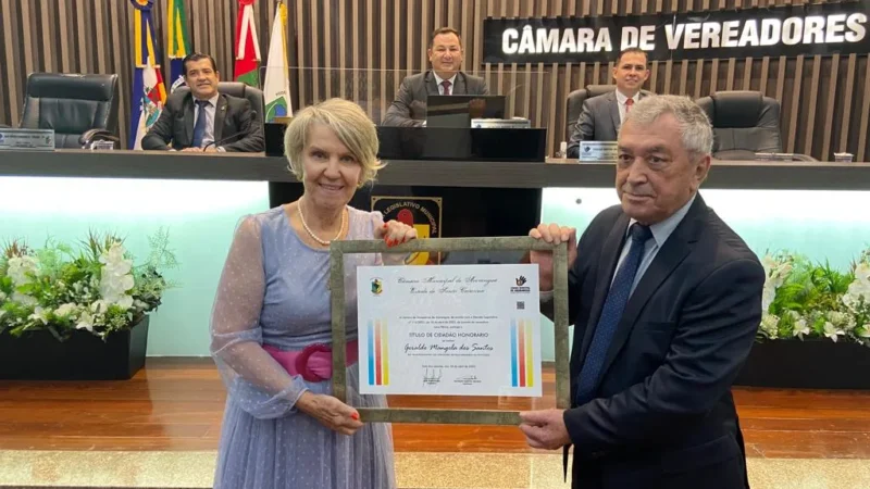 Geraldo Mangela recebe título de cidadão honorário de Araranguá