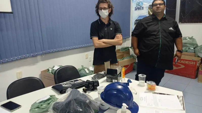 SAMAE entrega equipamentos de segurança para trabalhadores e busca implantar CIPA Araranguá
