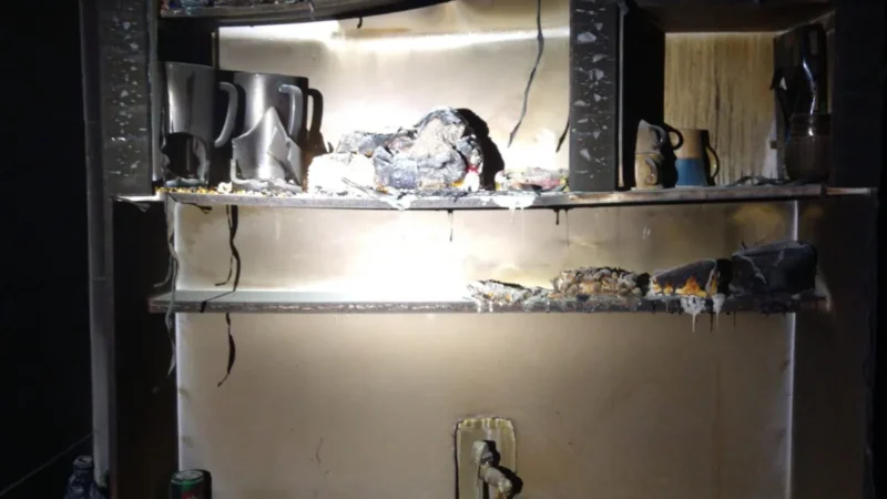 Cozinha de restaurante incendeia em Passo de Torres