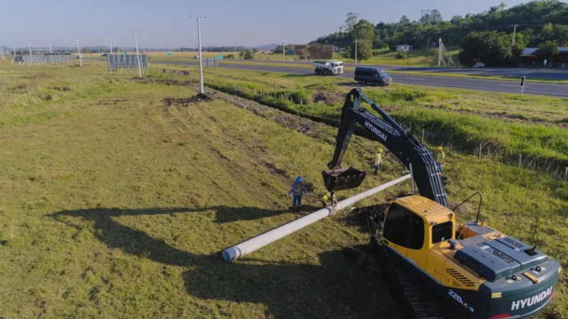 Novo alimentador da CEPRAG em Passo de Torres
