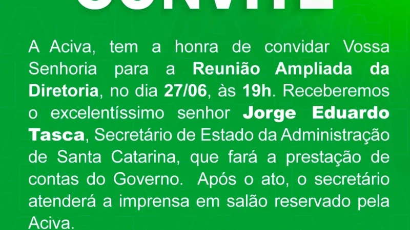 Convite importante!