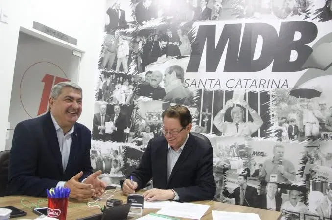 Lunelli (MDB) a deputado estadual; Grasiela Speck secretária; posição de Afrânio; e Gean em Tijucas
