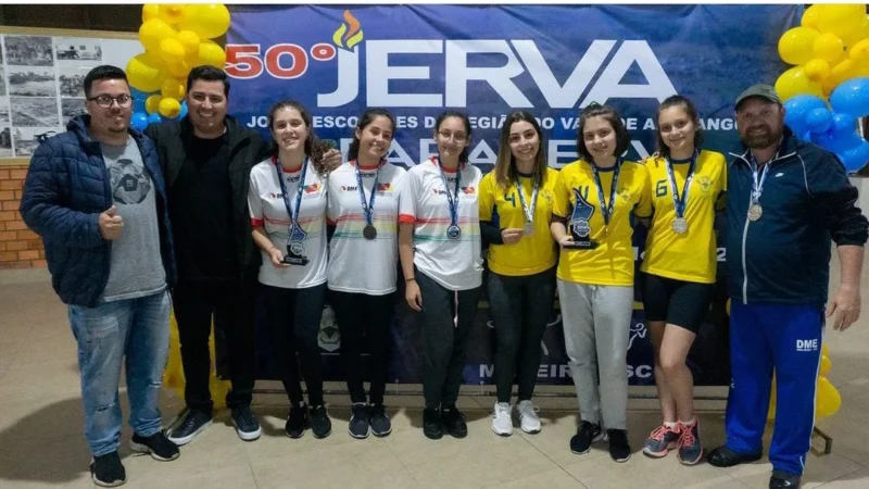 Primeiras medalhas do 50º JERVA são de Passo de Torres, Santa Rosa do Sul, São João do Sul e Praia Grande 