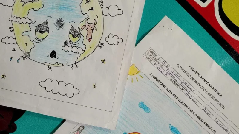 Autores dos melhores desenhos e redações receberão prêmios