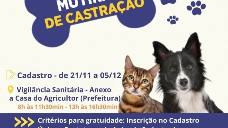 Prefeitura de Maracajá e Câmara de Vereadores se unem em prol da saúde animal
